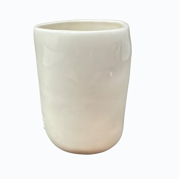 Rae Dunn TEA Mug Ceramic READ Large Coffee Cup Magenta LL Farmhouse Gift White - Picture 6 of 8